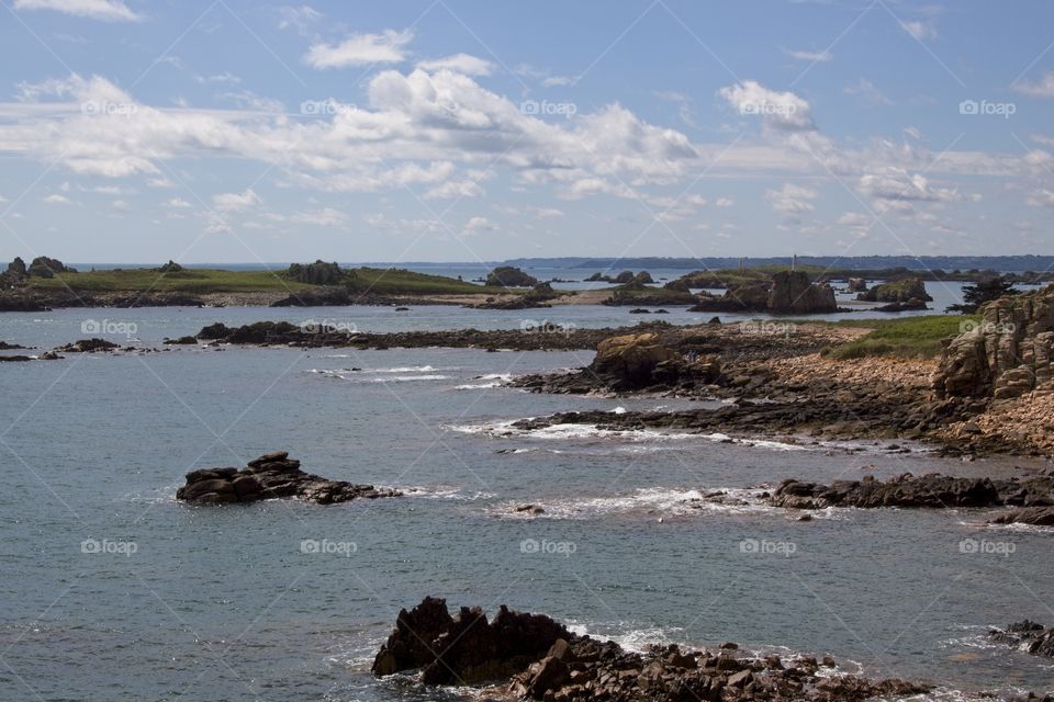 view of the sea from the sea