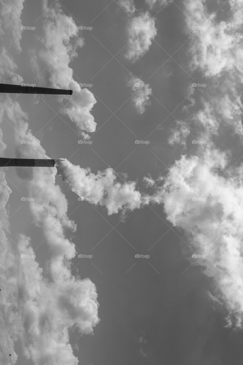 pollution in the sky