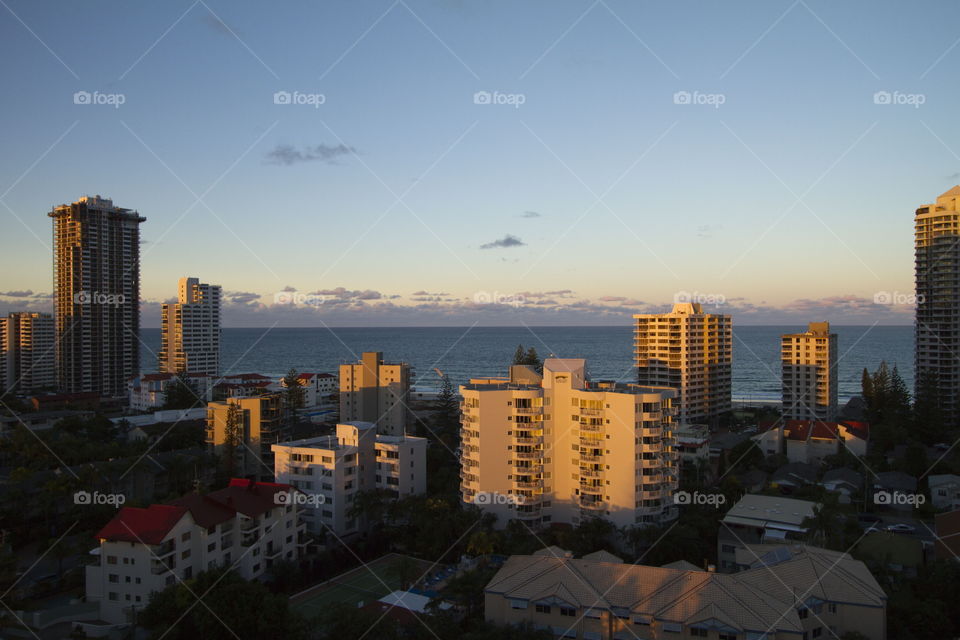 Afternoon view over balcony 