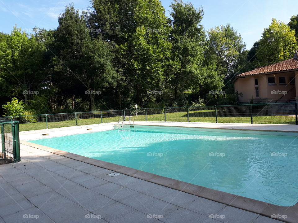 Swimming pool in the park