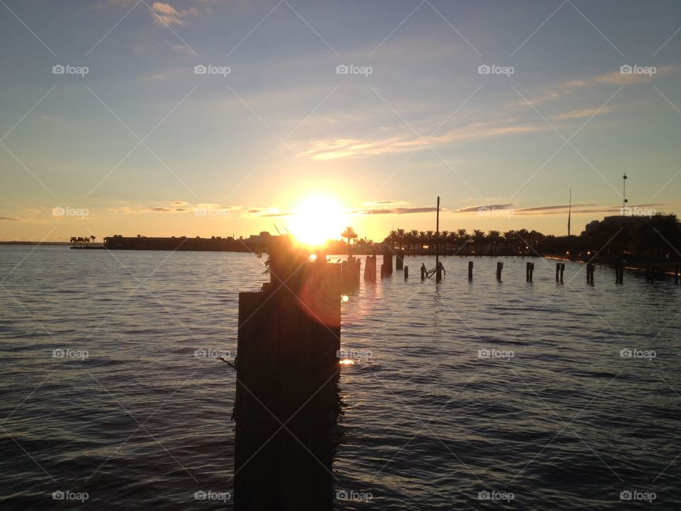 Sunset, Water, Dawn, Reflection, Evening