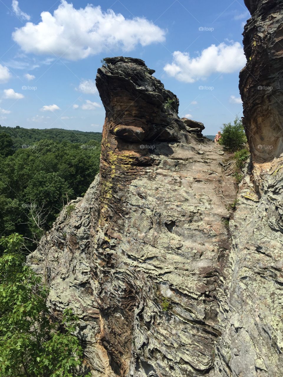 320 Million Year Old Rock Formations Shawnee National Forest In Southern Illinois