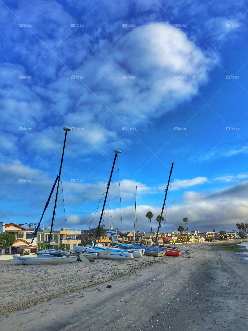 Boat shore . Mission bay shore