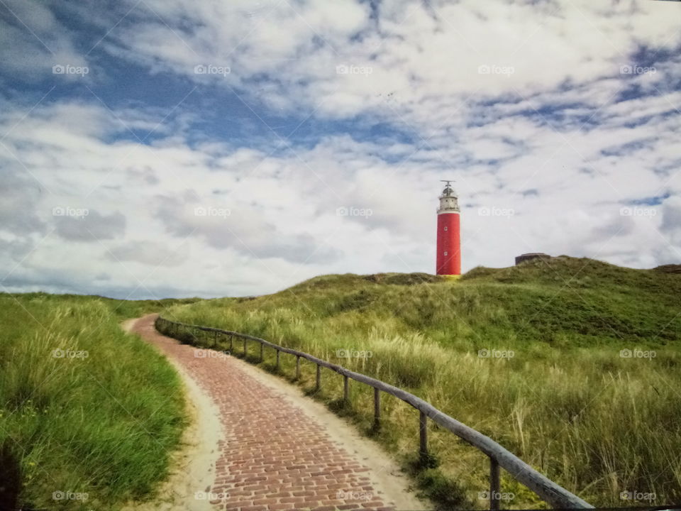 Light house at Texel ,Netherland