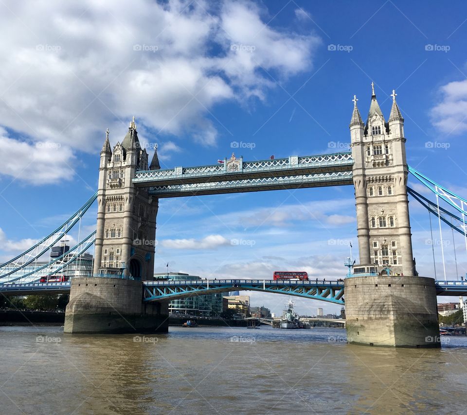 Tower Bridge and London Bus