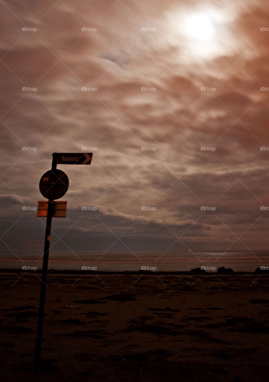 beach sky halmstad sign by bradman