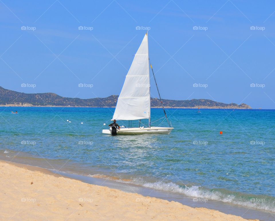 Sailing on Sardinia 