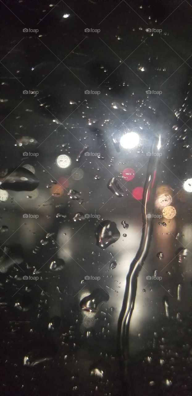 Waiting on the runway for the storms to pass