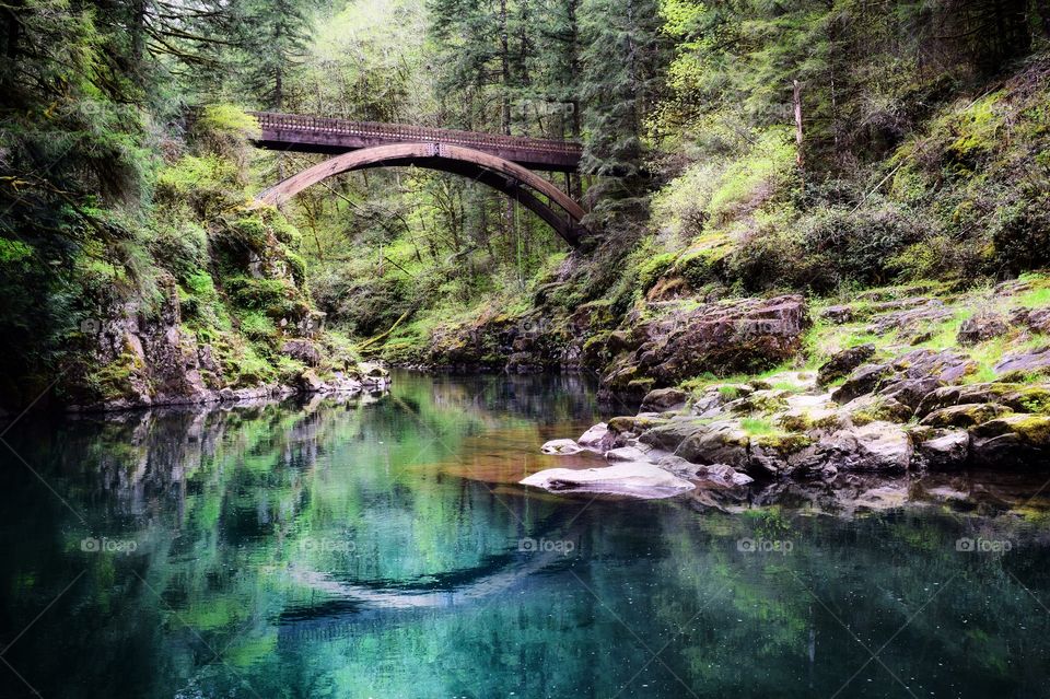 Bridge over river