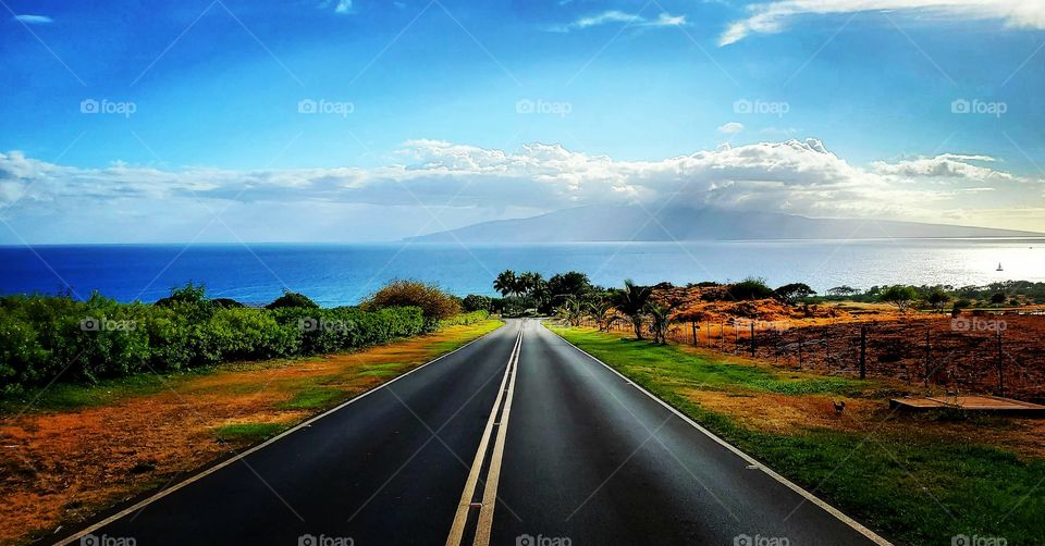 Road to ocean