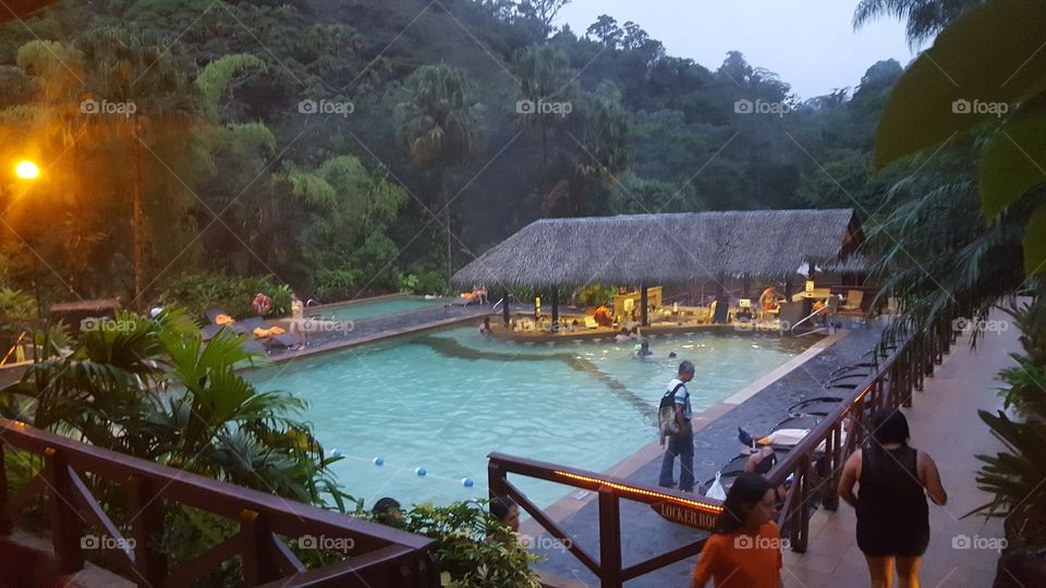 Tabacón Hot Springs, Costa Rica.