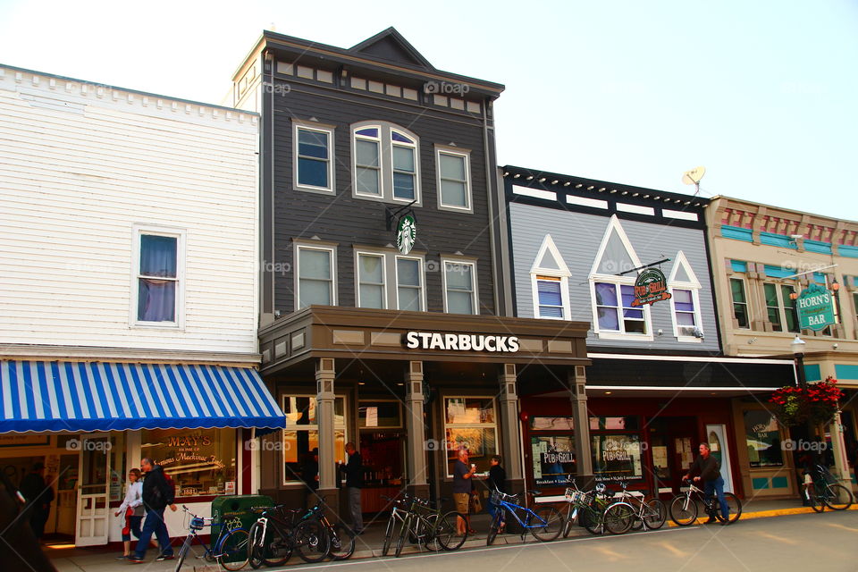 Starbucks on Mackinac Island, MI