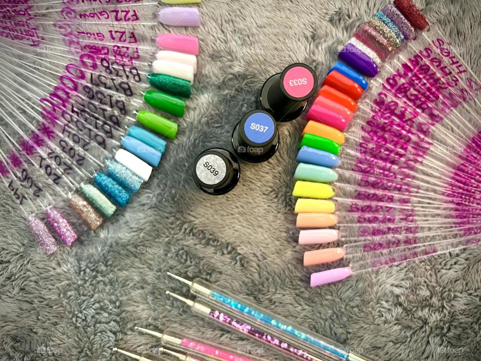 Some of my gel nail manicure tools