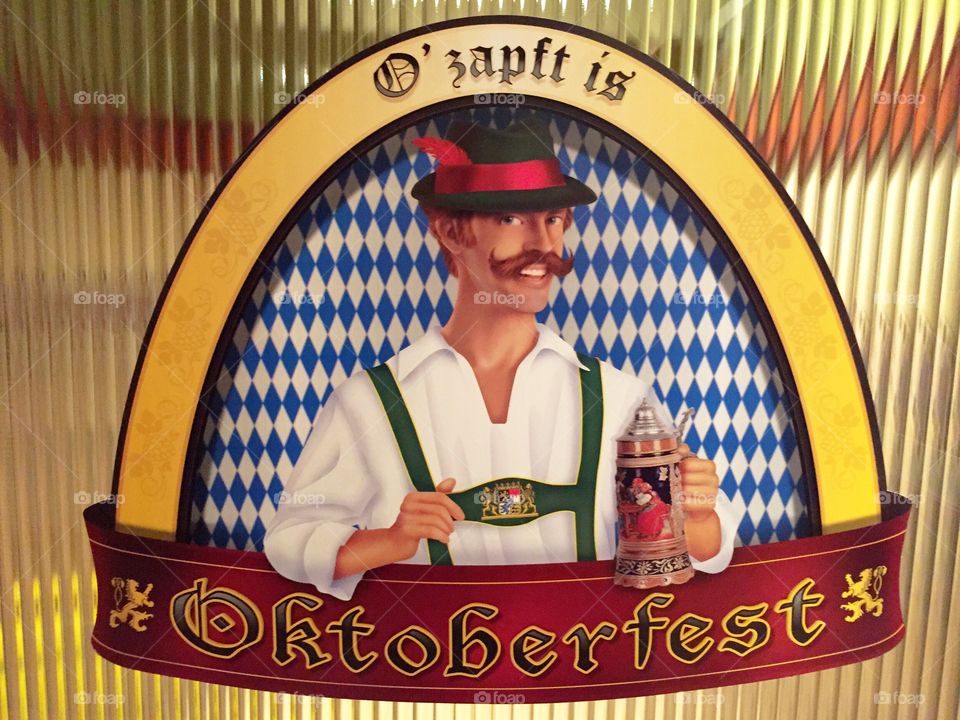 Sign. Oktoberfest image