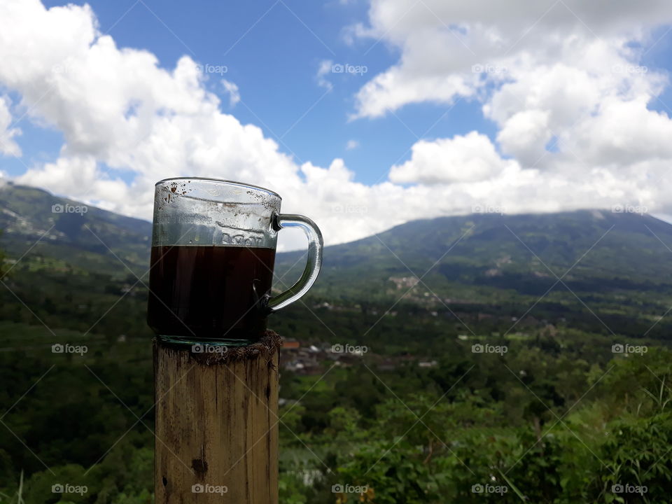 coffee and scenery