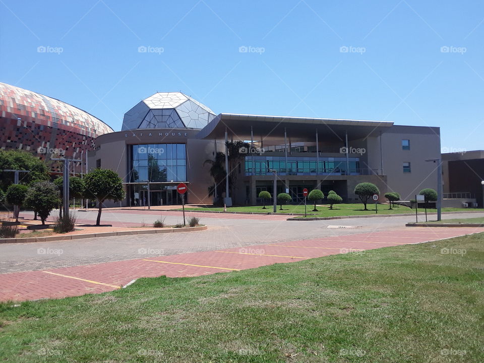 A football association offices at Naserac.