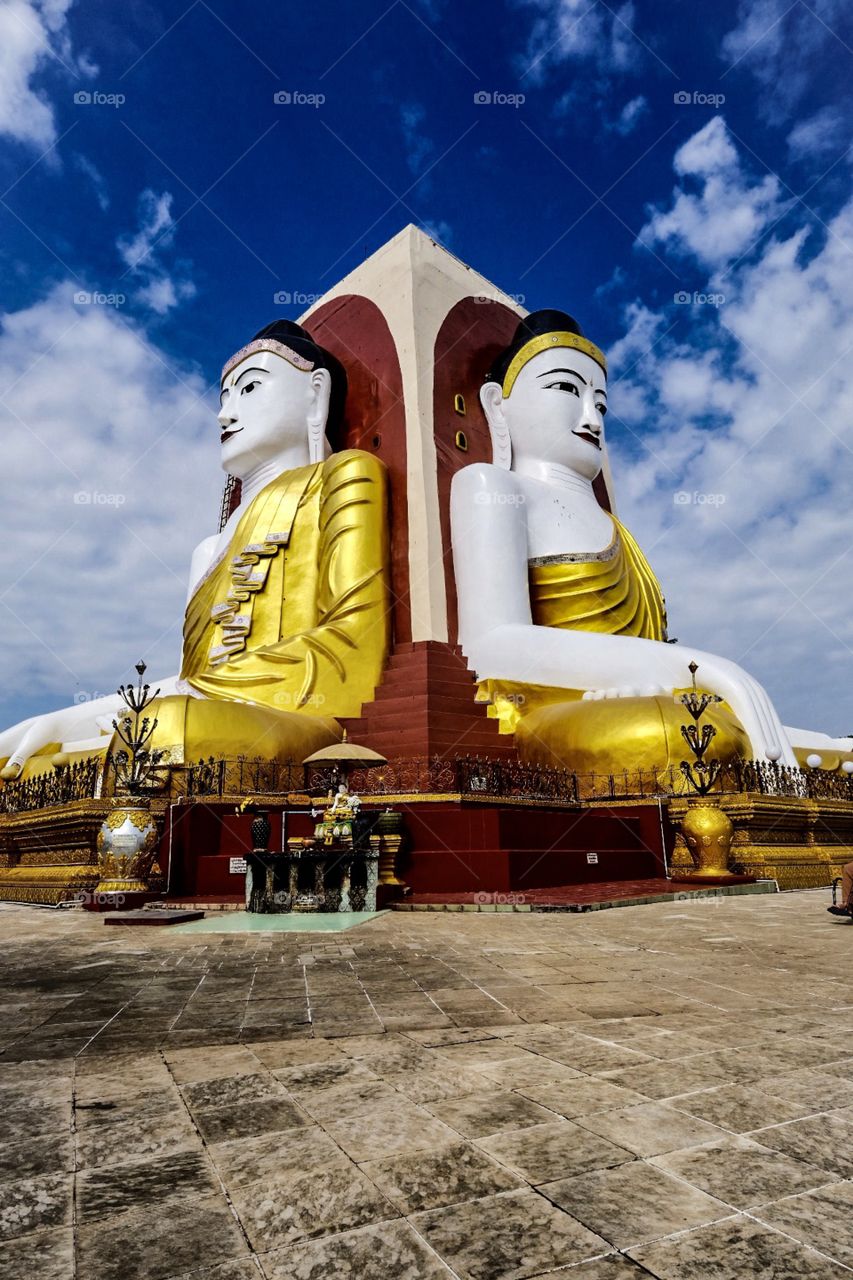 Four Buddha in Myanmar 