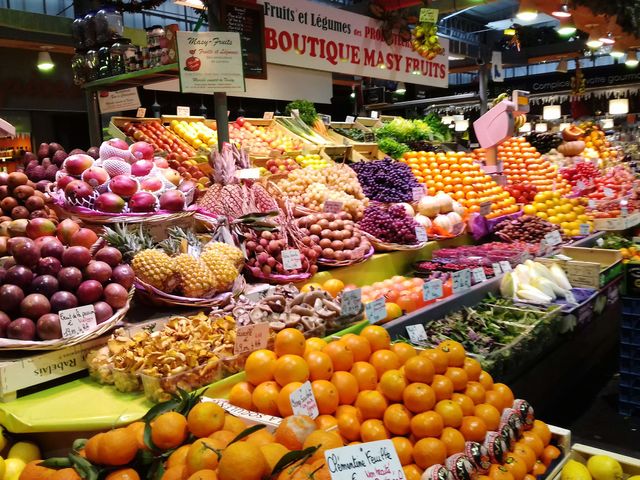 Fruits and vegetables