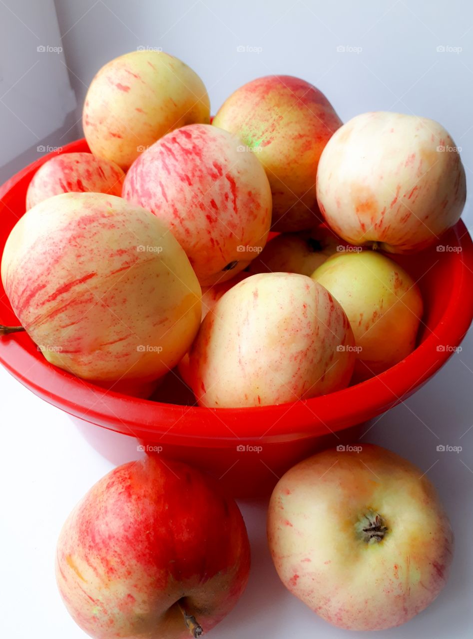 Apples from country plot