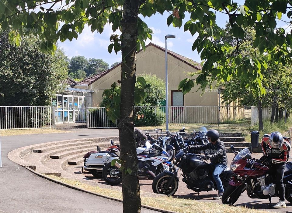 Motorcycles - Biker meeting