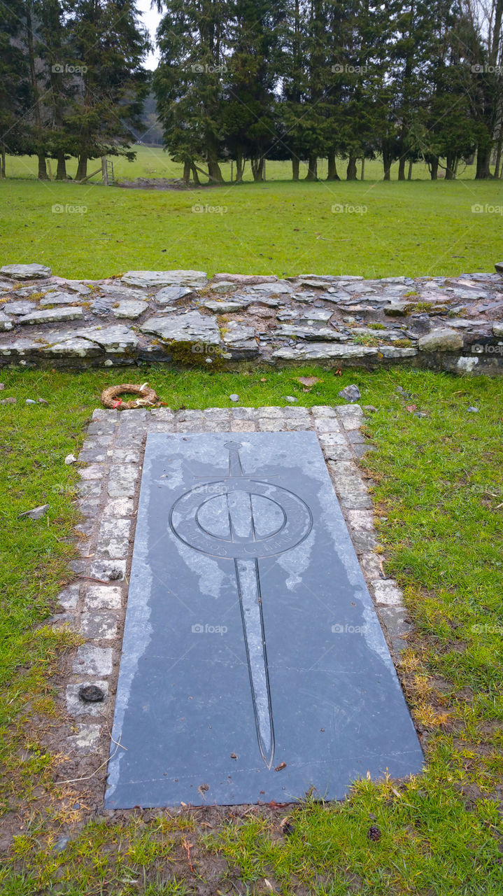 A monument in Wales, UK