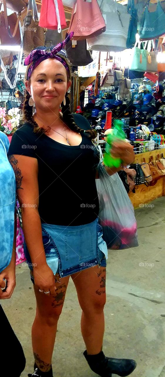 a stroll through our flea market for a little bike week shopping