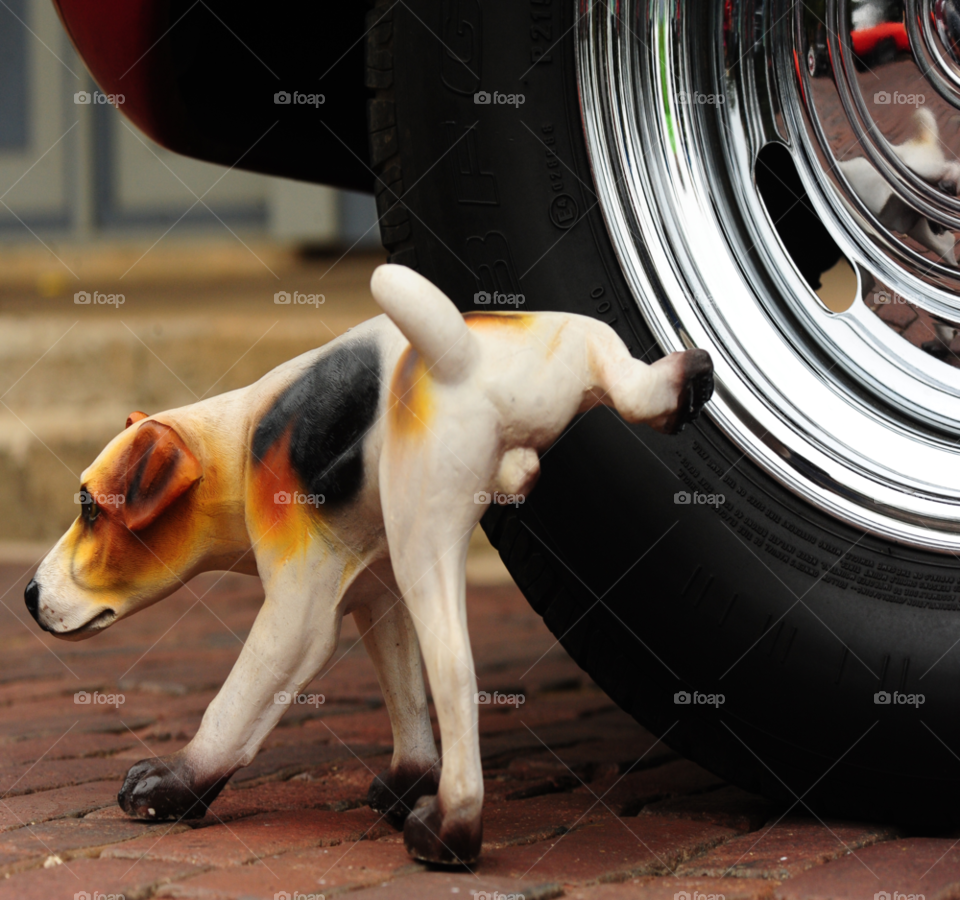 car wheel dog classic by lightanddrawing