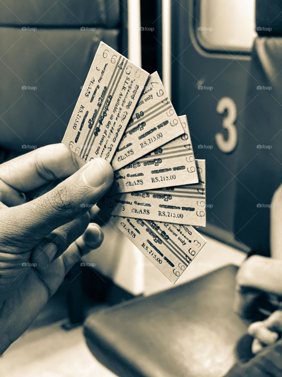 Train tickets