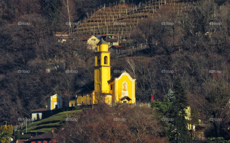 S Sebastian Church, Bellinzona. Switzerland 
