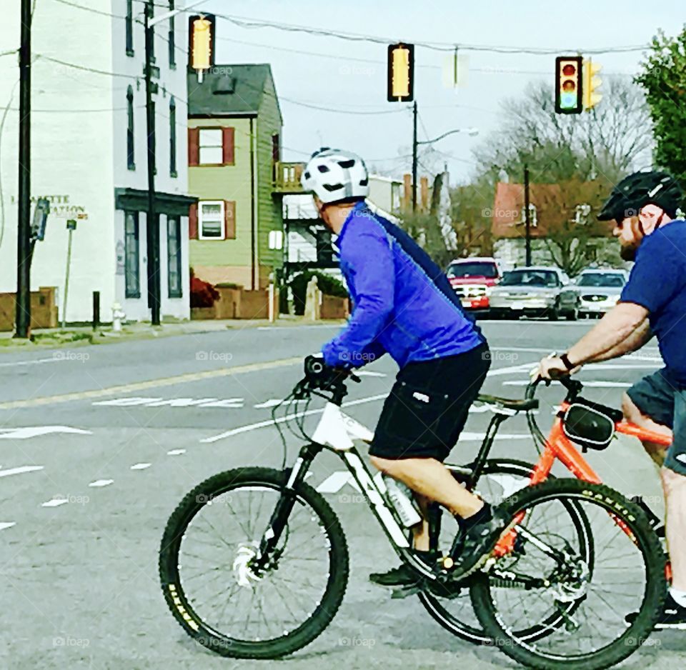 Riding Bikes in the City