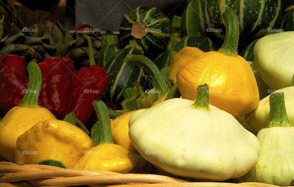 colors vegetables market gourd by resnikoffdavid
