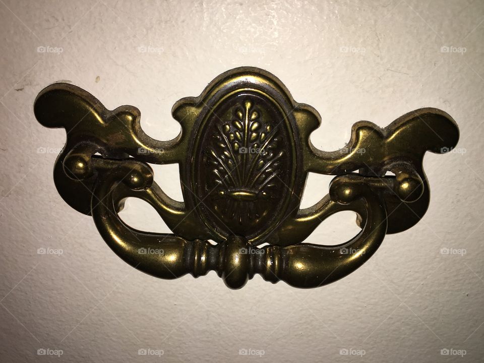 Brass knob decorative 
