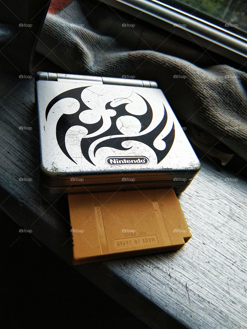 Gameboy advance SP taken like it was in 1998