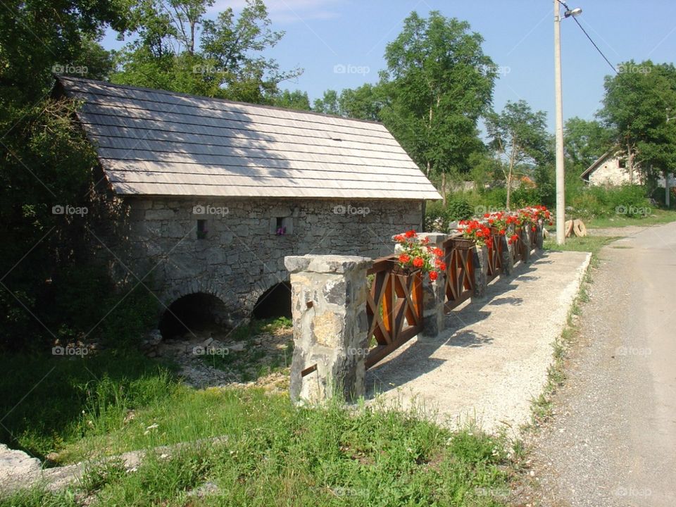 Just a beautiful house by the road