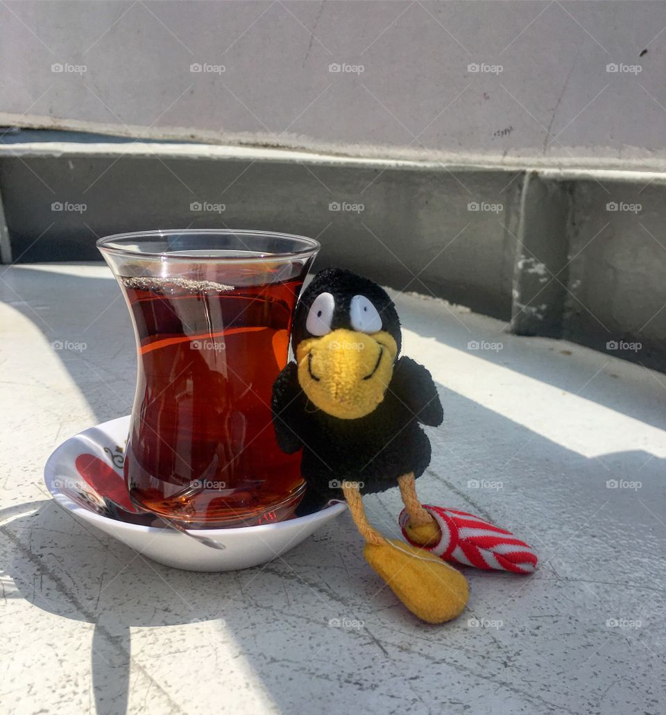 Bird and tea 