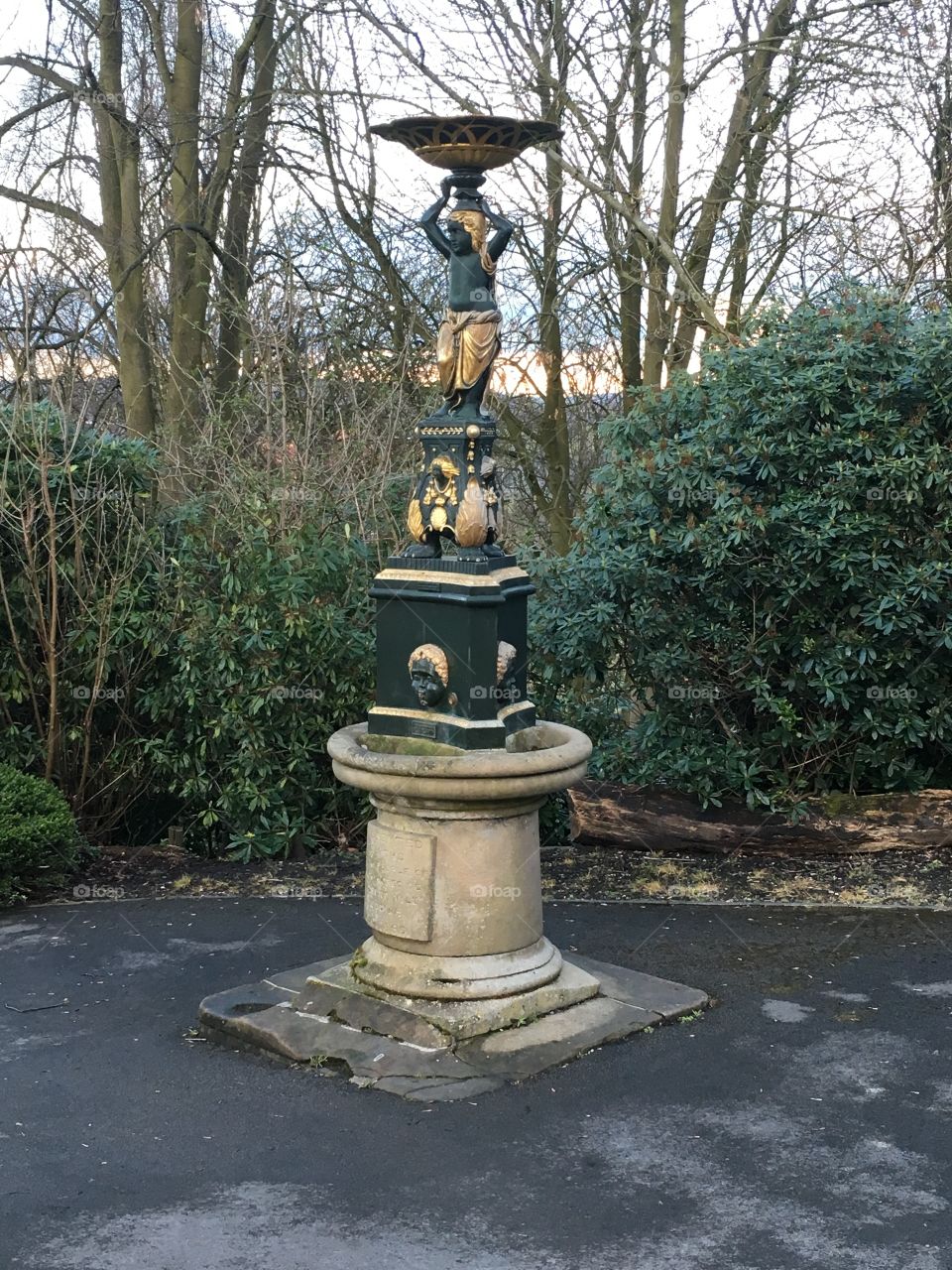 An old water fountain 