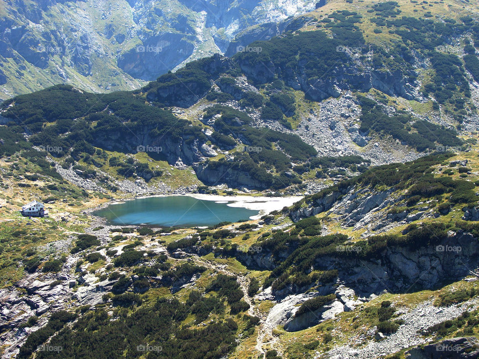 Mountain lake, Rila mountain, Bulgaria