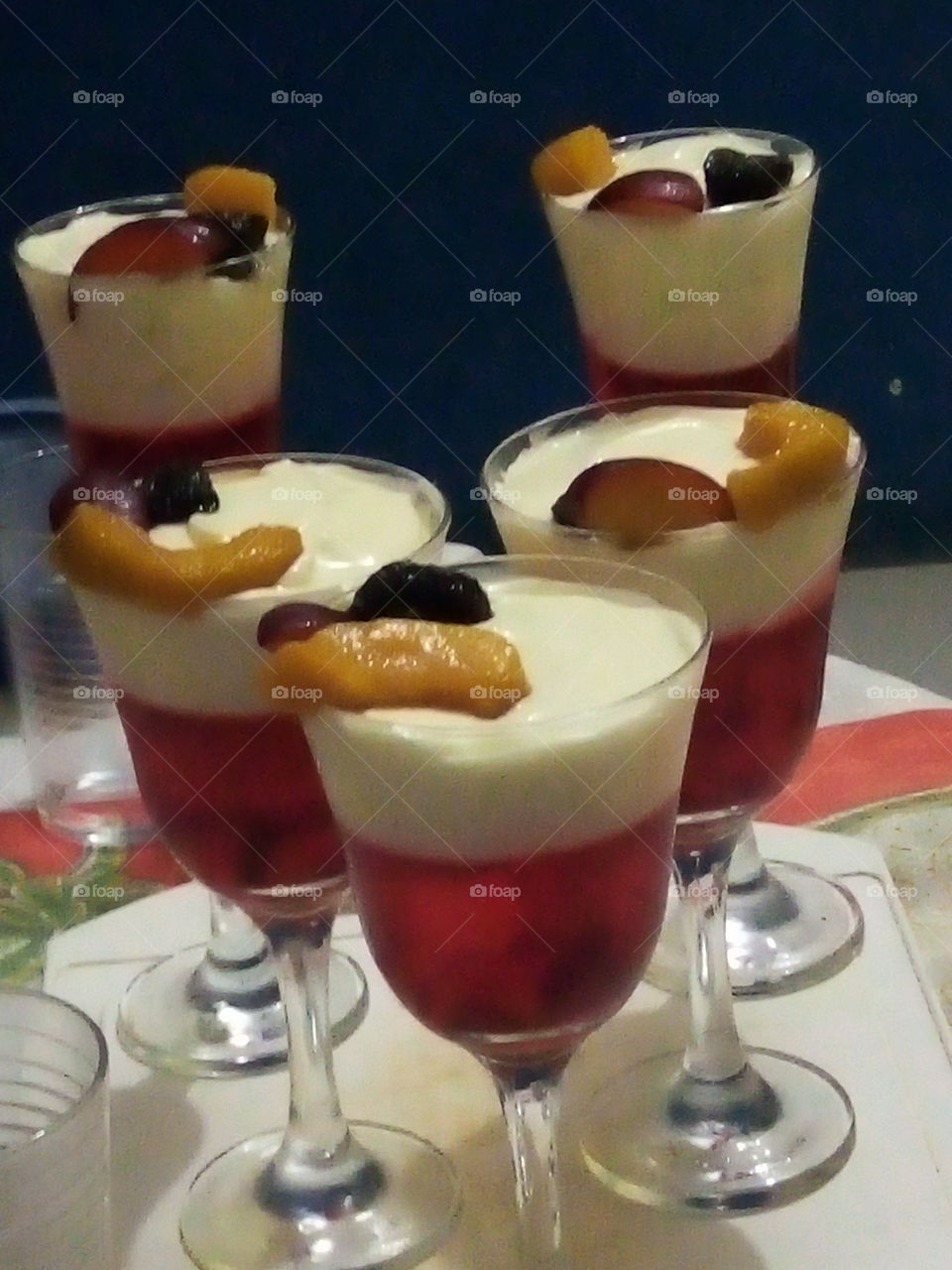 musse de limão com gelatina