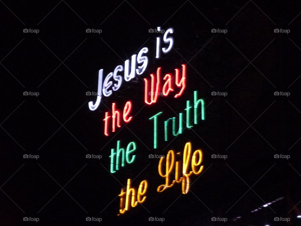 Jesus is the way, the truth, the life