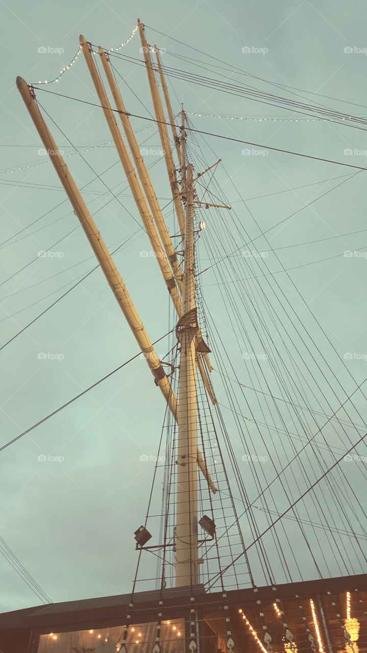 Sky, Tallest, Wire, Mast, No Person