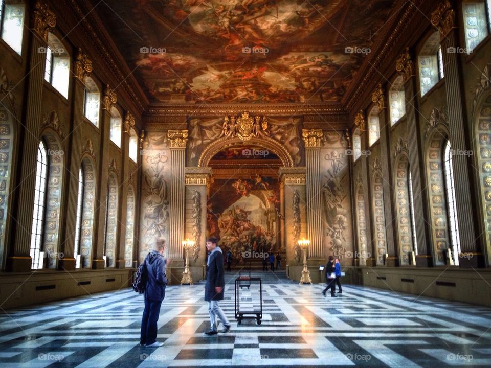 united kingdom greenwich art gallery painted hall by lateproject