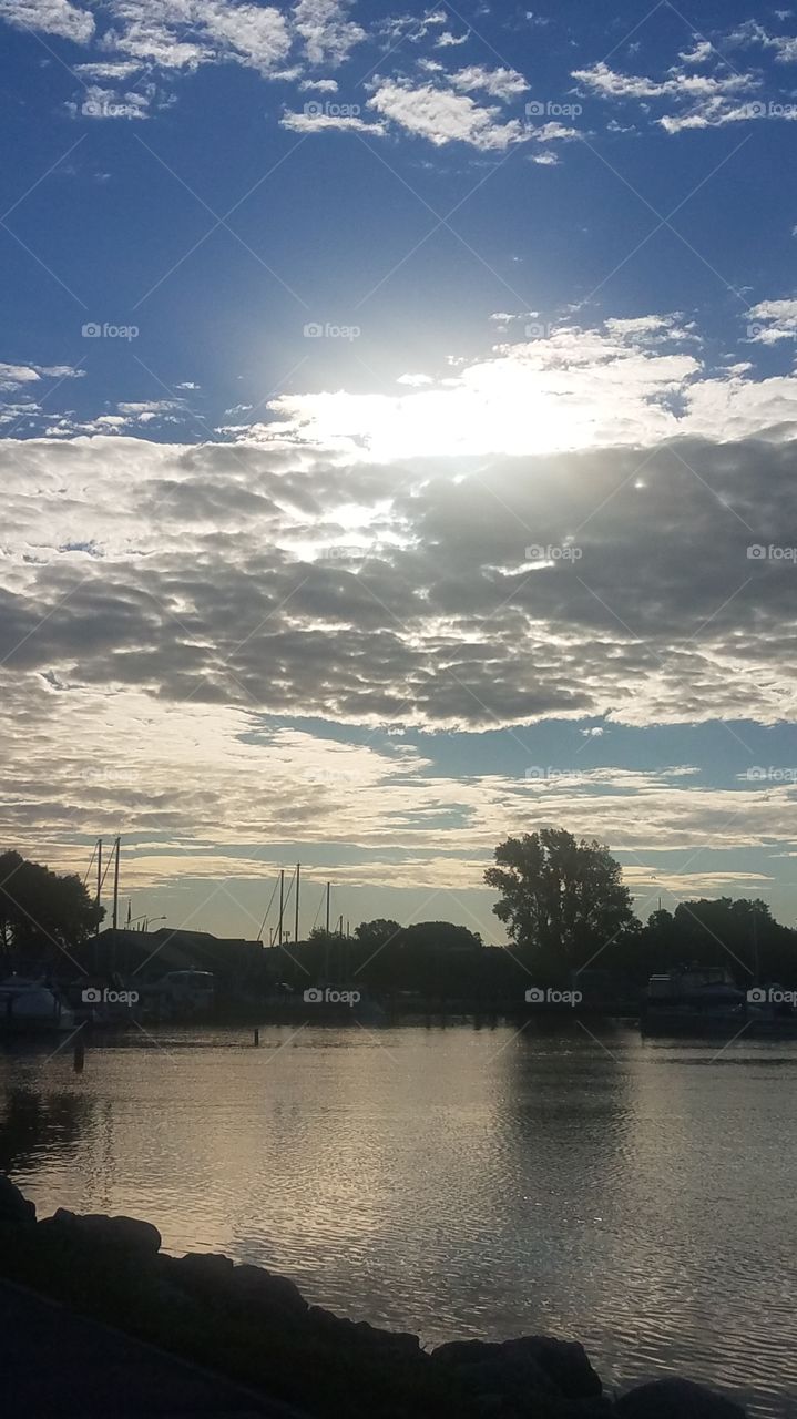 Early morning reflection