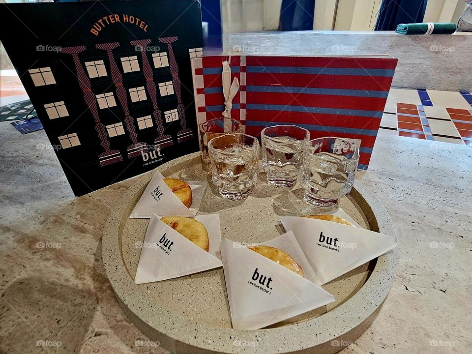 Cream hotel serves cream biscuits and tea