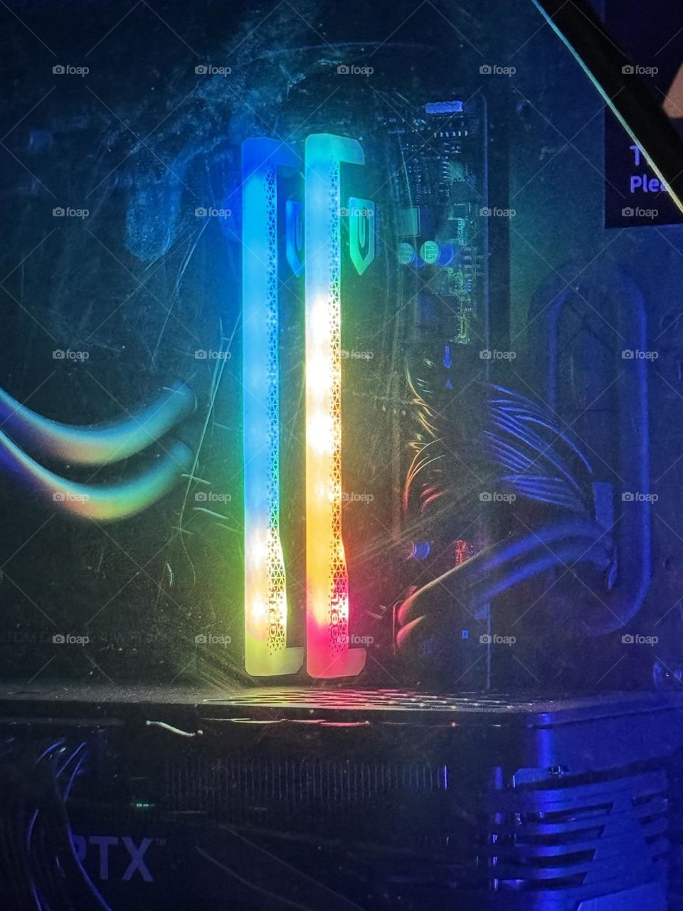 Gamings colorful pipes.