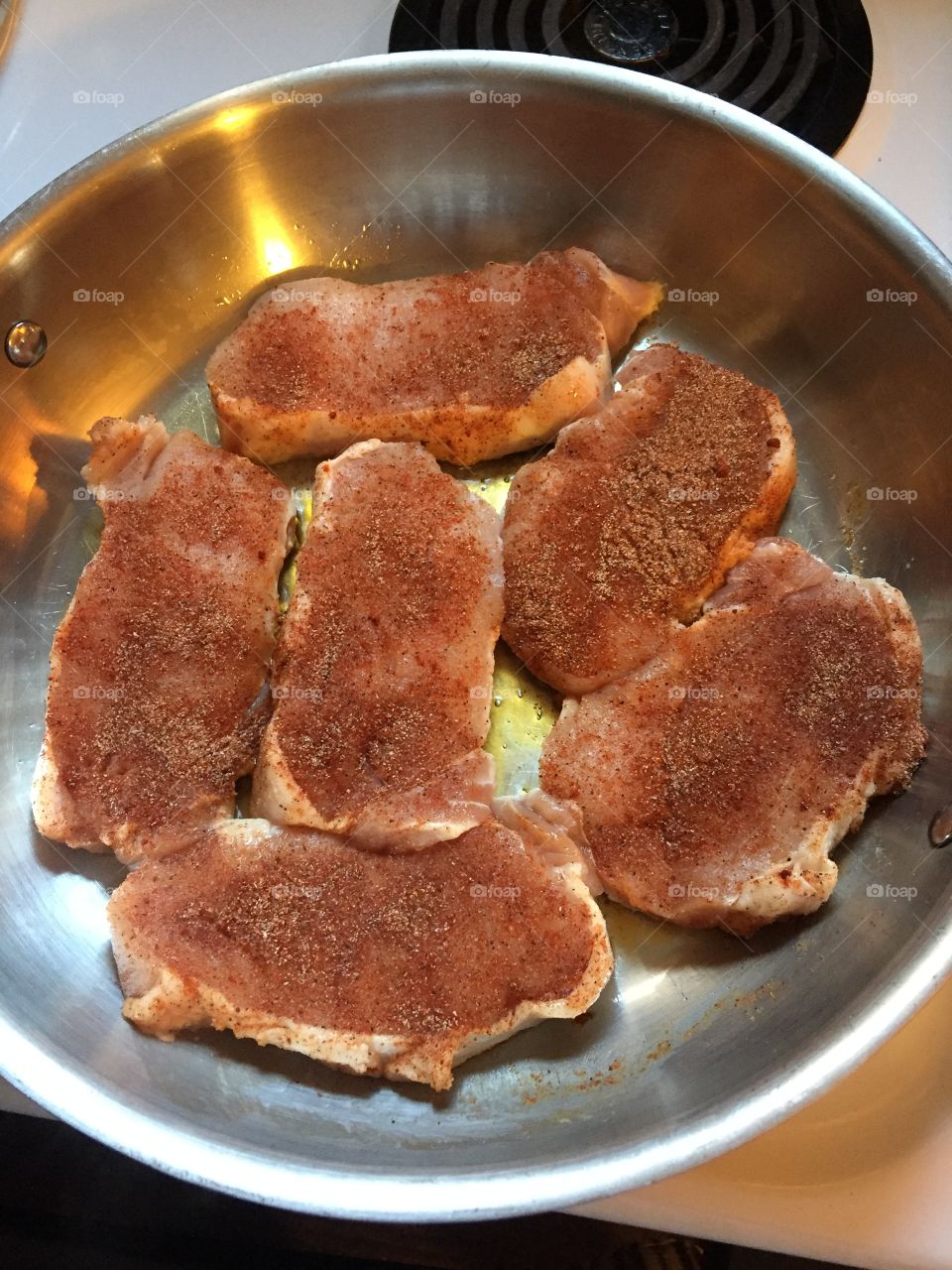 Braised Cajun Pork Chops