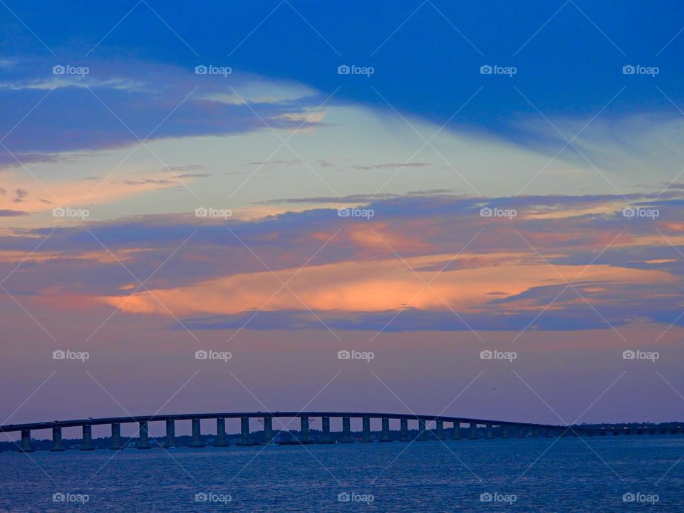 Sunset over the three mile bridge. It was sunsets that taught me that beauty sometimes only lasts for a couple of minutes