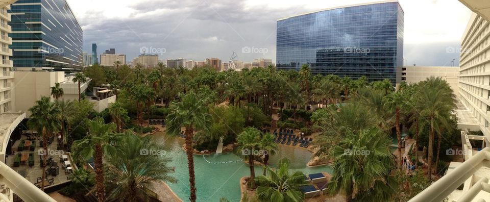 Vegas hotel view