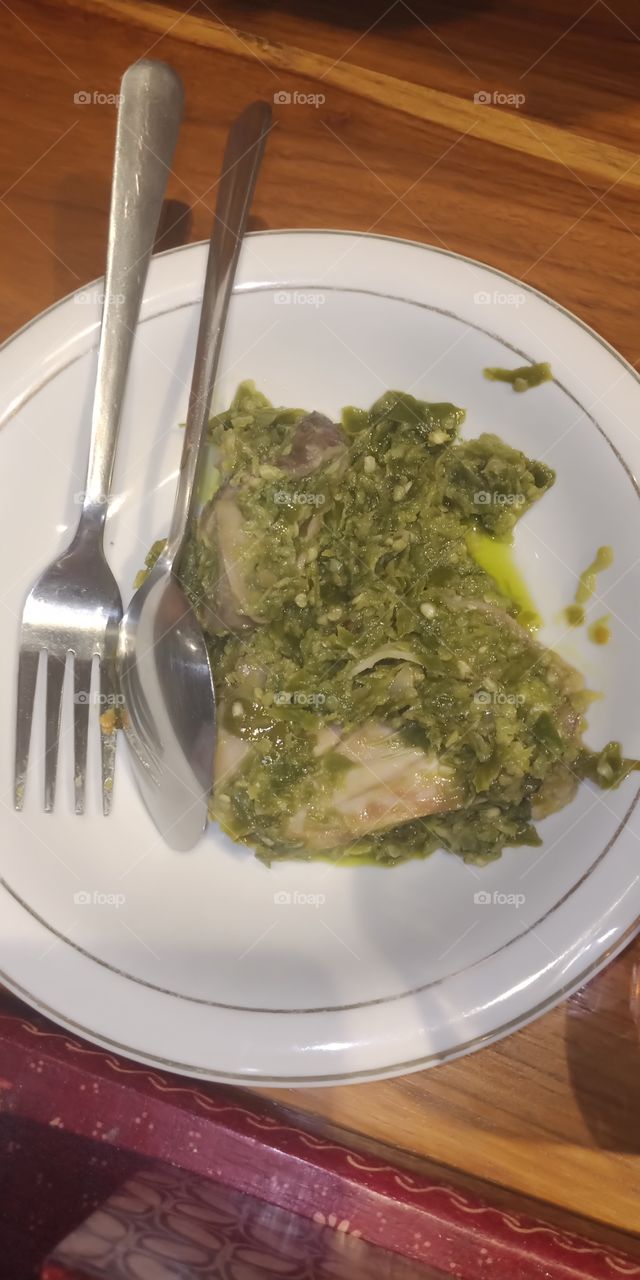 ayam sambal hijau