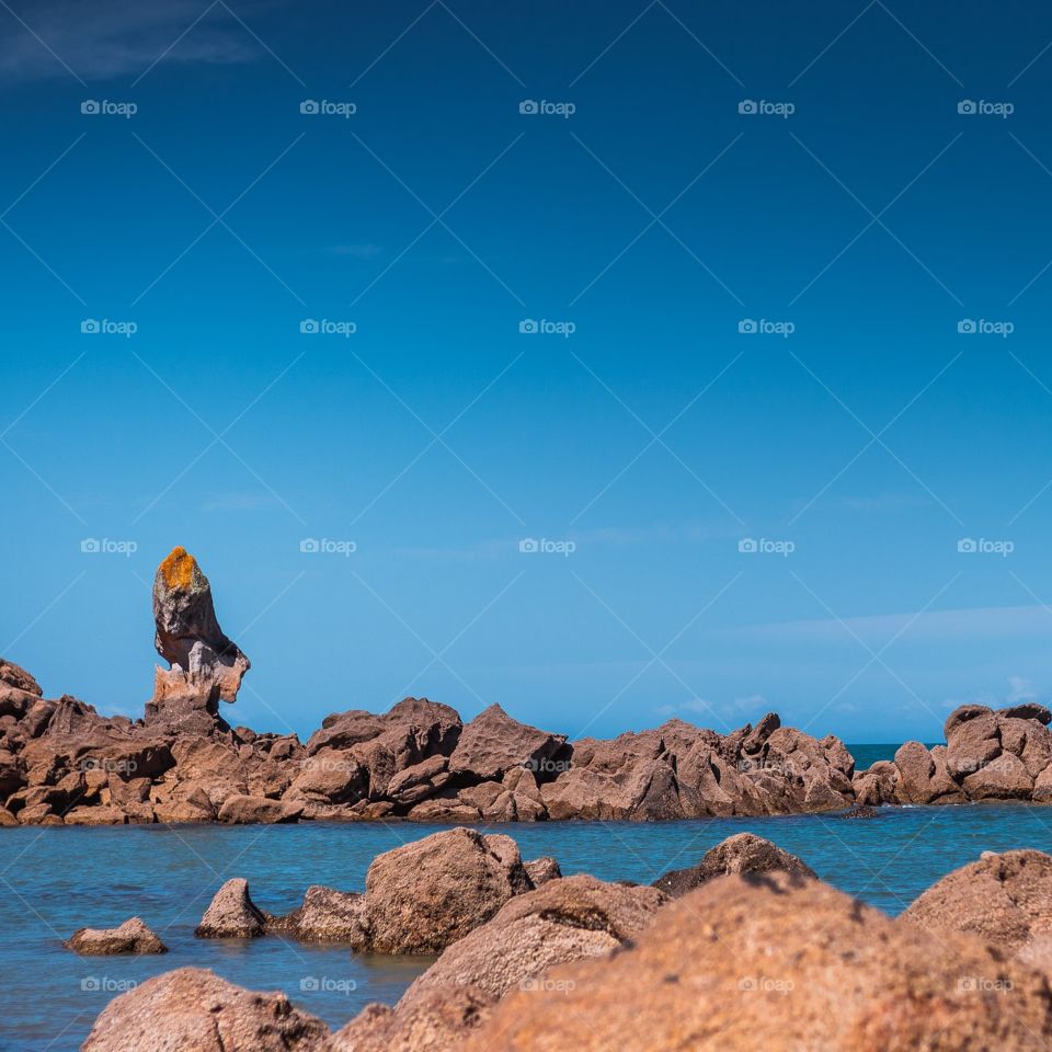 rock formations in New Zealand