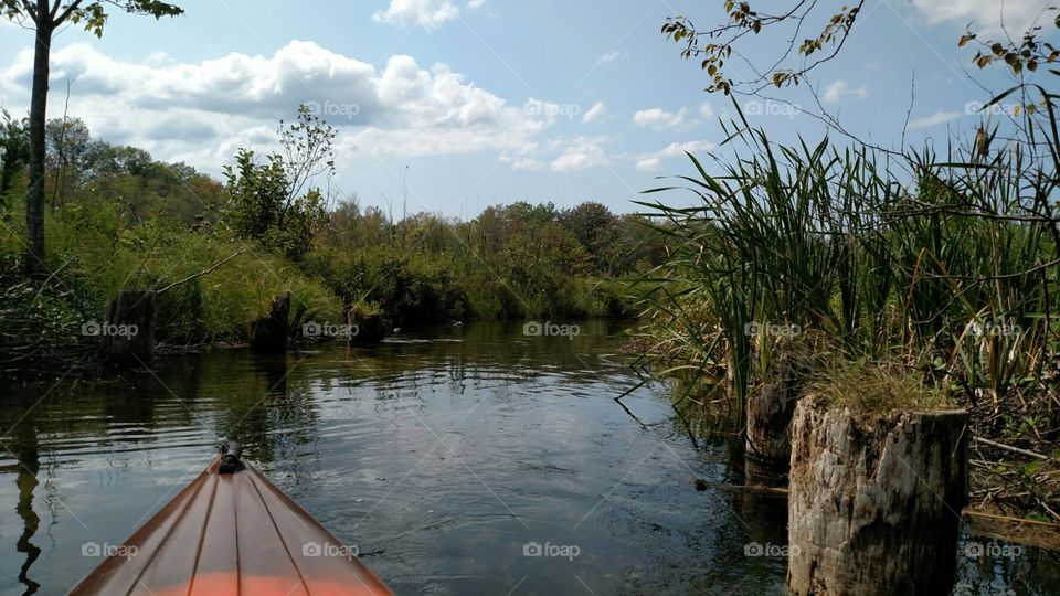 Heading out from Mud Lake to Lake Ann
